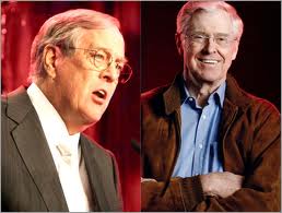 The Koch brothers: plutocrats that define the criminality of this class of social cancers. 