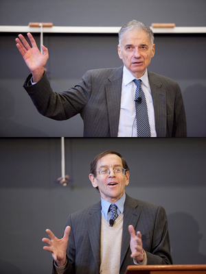 RALPH NADER AT HLS: THE CONSTITUTIONAL CRIMES OF BUSH AND OBAMA (Video)