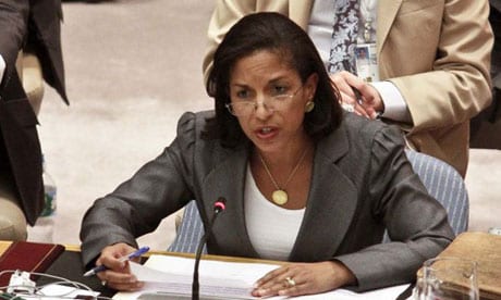 UN ambassador Susan Rice
