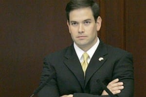 GOP's Marco Rubio—one of a bunch of irresponsible warmongering bigmouths, in a political system soaked in chauvinist arrogance.