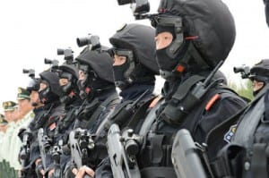 Chinese People's Armed Special Police Force (APF) in training (4)