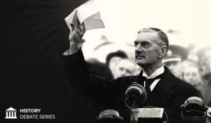 "Peace in our time!" Yet one more piece of evidence to distrust official histories.