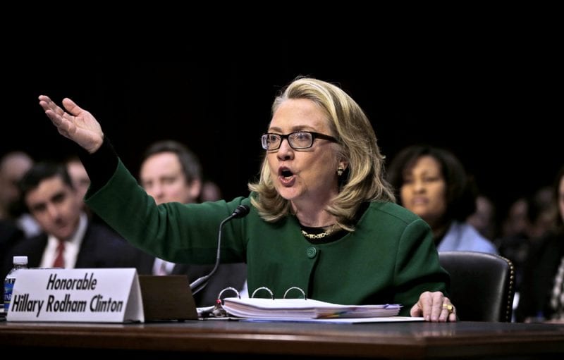 Hillary Clinton under fire: The Benghazi scandal is a joke, petty intramural vendettas between criminals.