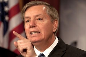 Lindsey Graham—a little gift from South Carolina, the state that also kicked off the Civil War, easily one of the vilest examples of humanity in a Congressional cesspool packed with them. 