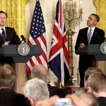 President Barack Obama meets Prime Minister David Cameron in Washingto