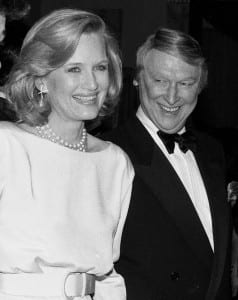 ABC anchorbabe, Diane Sawyer with hubby Mike Nichols. Her own net worth is $40MM. 
