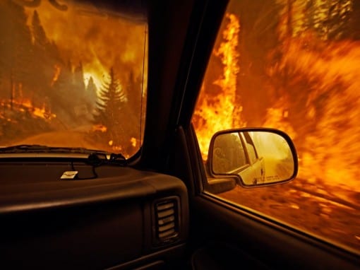 Montana wildfire. Photo courtesy of National Geographic.