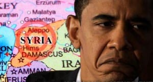 Obama has no intention of leaving Syria alone. 