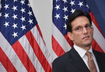Eric Cantor: as far as the country is concerned, a reuse Cantor is replaced by a repugnant Brat. Take your pick. Both are sown enemies of the people's interest, eager shills for the plutocracy.