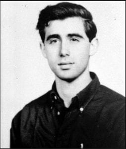 Andy Goodman. He was 20 when he headed south to help combat an ugly way of life. 