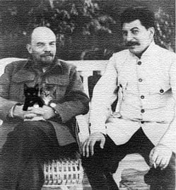 Lenin, kittens, and Stalin, no less. 