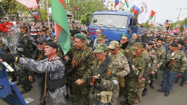 The DPR's people's army: the people in arms.