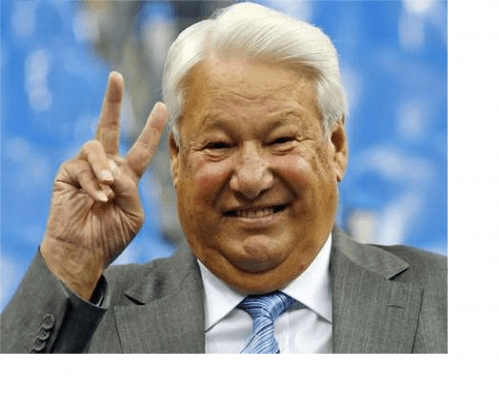 Yeltsin: A filthy and corrupt politician that opened the gates to Western carpetbaggers and the internal capitalist mafia. Fondly remembered by the West as a golden age. 