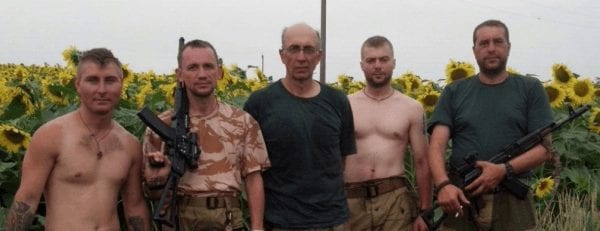Donbass fascist battalion members.