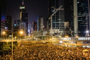 Mass protests continue in Hong Kong