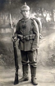 A real German soldier of WWI.  Note how boyish he looks. 