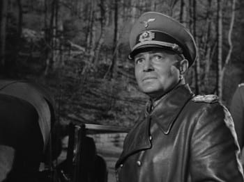 In The Desert Fox (1951), the formidable James Mason portrayed Marshall Erwin Rommel as a principled military man quietly opposed to the brutalities of Nazism and Hitler, in particular.