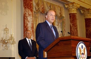 Much as he did during his tenure in Latin America, John Negroponte helped to organize local death squads. The scion to a Greek shipping fortune, Negroponte has a special talent for criminal jobs, and it is that quality that has propelled him to the top of the empire's repression and "intelligence" apparatus.