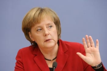Merkel: Anti-Russian and conservative, she continues to vacillate, thereby prolonging the agony in Ukraine. (Wikipedia)