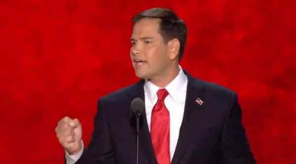 Such is the decrepitude of the US political system that even vile mediocrities like Marco Rubio can become national figures almost overnight. 
