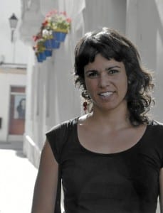 Podemos Eurodiputada for Andalucia Teresa Rodriguez.