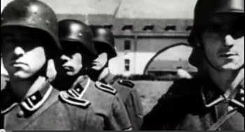 A death squad battalion, at attention. (Screen grab-TGP)