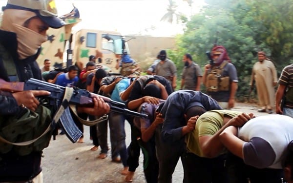 ISIL at work. (Credit: Aljazeera)