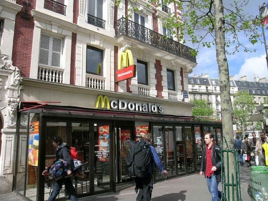 McDonalds in Boulevard Voltaire, Paris.