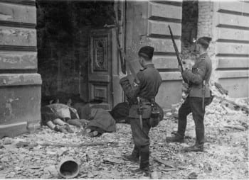 Ukrainian askaris helped the Germans put down the Warsaw ghetto rebellion. 