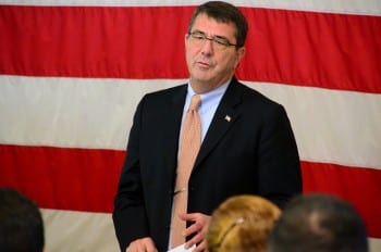 Ashton Carter: The Pentagon chief that will not let truth brake or derail his imperialist agenda. He is one of the prominent criminals involved in the systematic destruction of Syria and war promotion around the globe. Scum by any standard. 