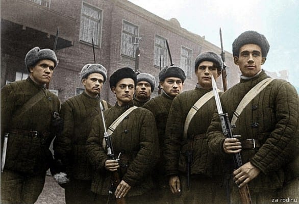 Leningrad defenders.