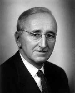 Friedrich Hayek: the British-Austrian reactionary economist who later became, with L. von Mises, a patron saint of libertarianism. 