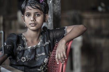 Rohingya girl. Her beauty might spare her some of the hardships dealt to so many others. 