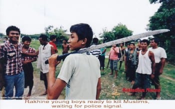 Some are ready to "solve" the Rohingya at sword point. Anti-muslim sentiment is high in some areas.