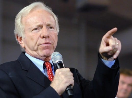 Joe Lieberman: A prominent chancre on the body politic.  Not surprising he'd help author a non-solution—cap-n-trade— to a grave issue. 