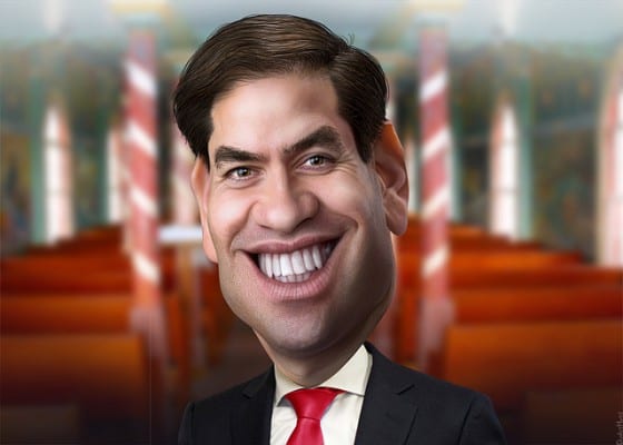 Improbably for his nonexistent credentials (but most logically in the US political culture) Marco Rubio, as fraudulent a candidate as one can find is currently leading the pack among GOP hopefuls. 