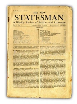 NS's first issue, in 1913.
