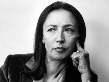 Fallaci: from icon of left journalism to turncoat. She probably glided over events, without an emotional or ideological understanding of what she supposedly witnessed. 