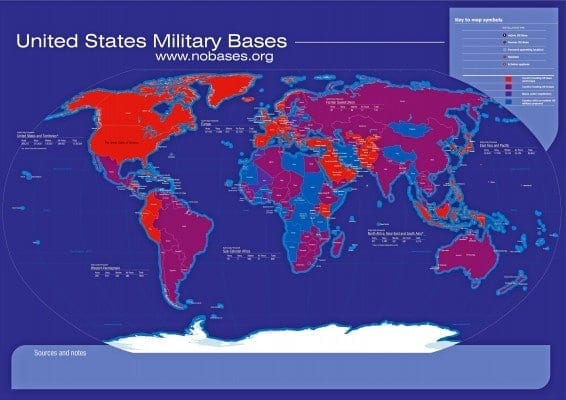US military global presence