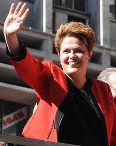 Dilma Rousseff on July, 2010 in Porto Alegre. (Agência Brasil)