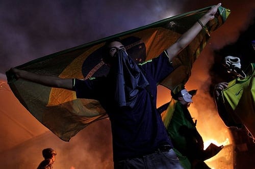 Rousseff demonstration photo