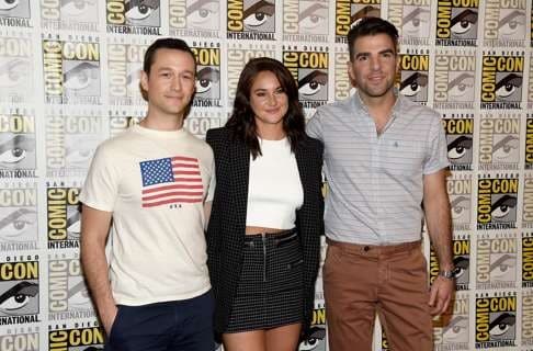 Film cast: Gordon-Levitt, Zachary Quinto, Shailene Woodley