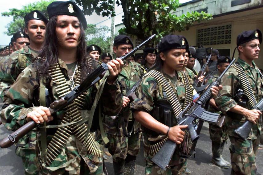 FARC guerrillas: The ruling class and its henchmen, sponsored by the CIA, only understand counterviolence.
