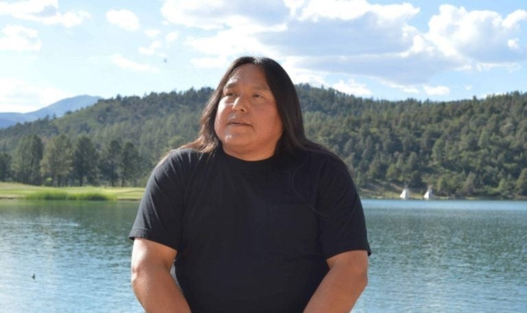 Robert Geronimo, a descendant of Geronimo, works at the Inn of the Mountain Gods, the tribe’s resort and casino in Mescalero, New Mexico. He became aware of his famous ancestor when he was in kindergarten.