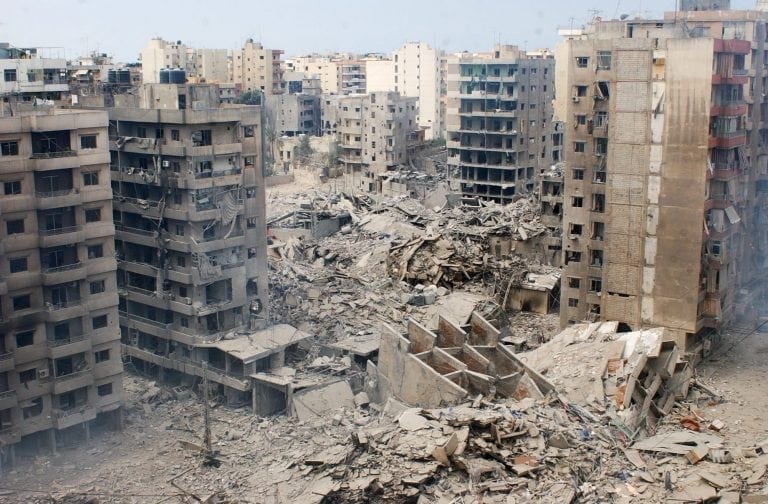 The new American "signature" around the globe, and especially in the Middle East, as this image of Iraq destruction proves.