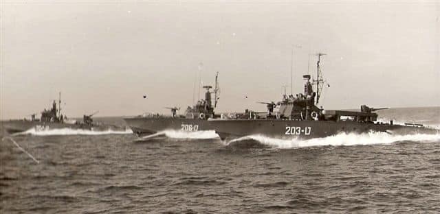 Israeli Torpoedo Motor Boats of the type that attacked the USS LIberty (1967)