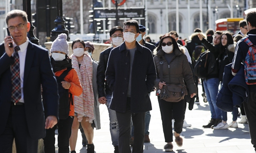 In Britain wearing masks has been largely optional. 