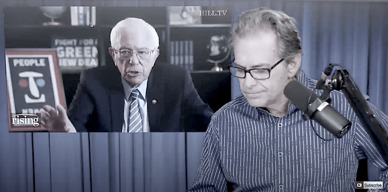 Jimmy Dore flays Bernie Sanders for his cynical sheepdogging and hypocrisy.