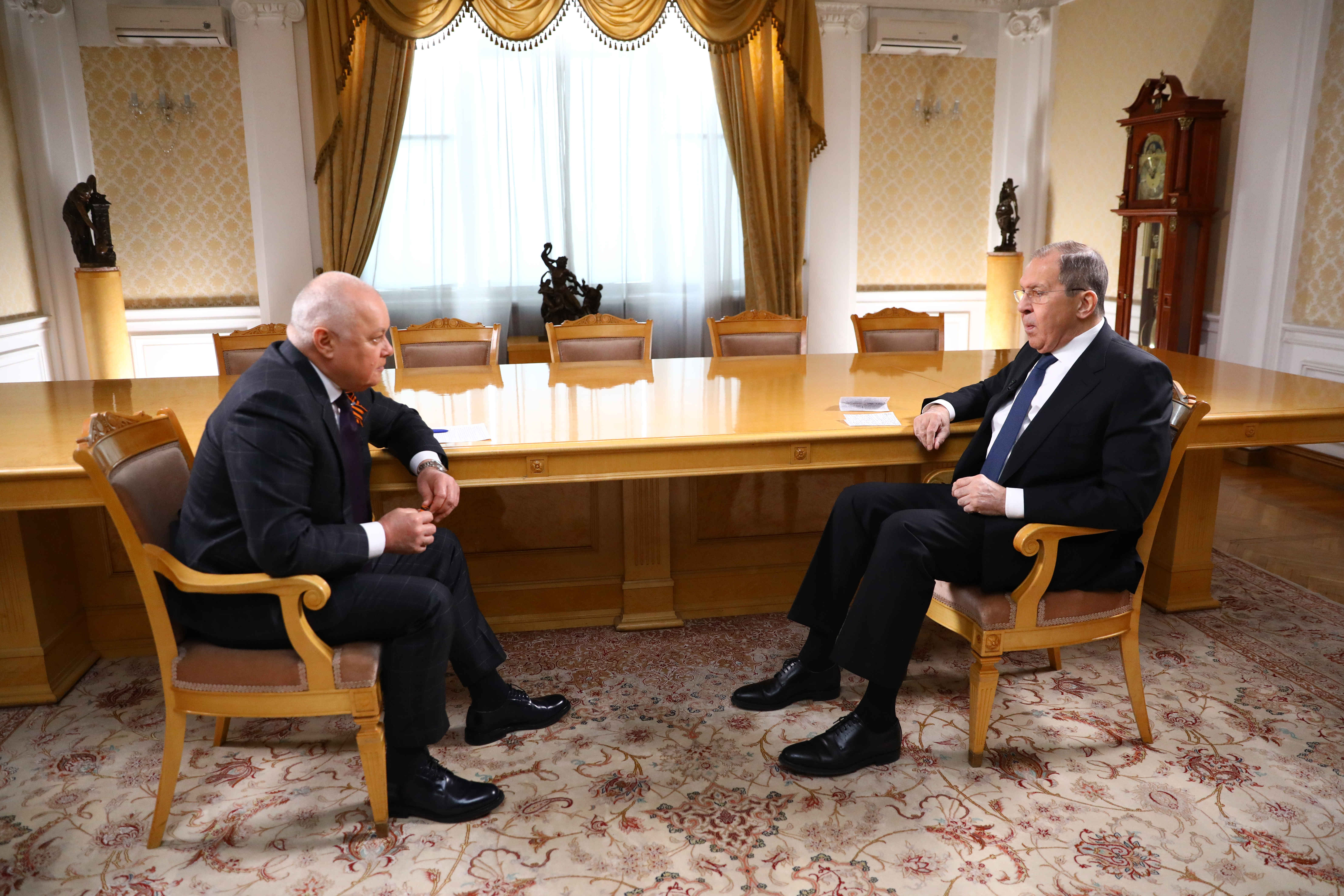 Foreign Minister Sergey Lavrov’s interview with Director General of Rossiya Segodnya International Information Agency Dmitry Kiselev