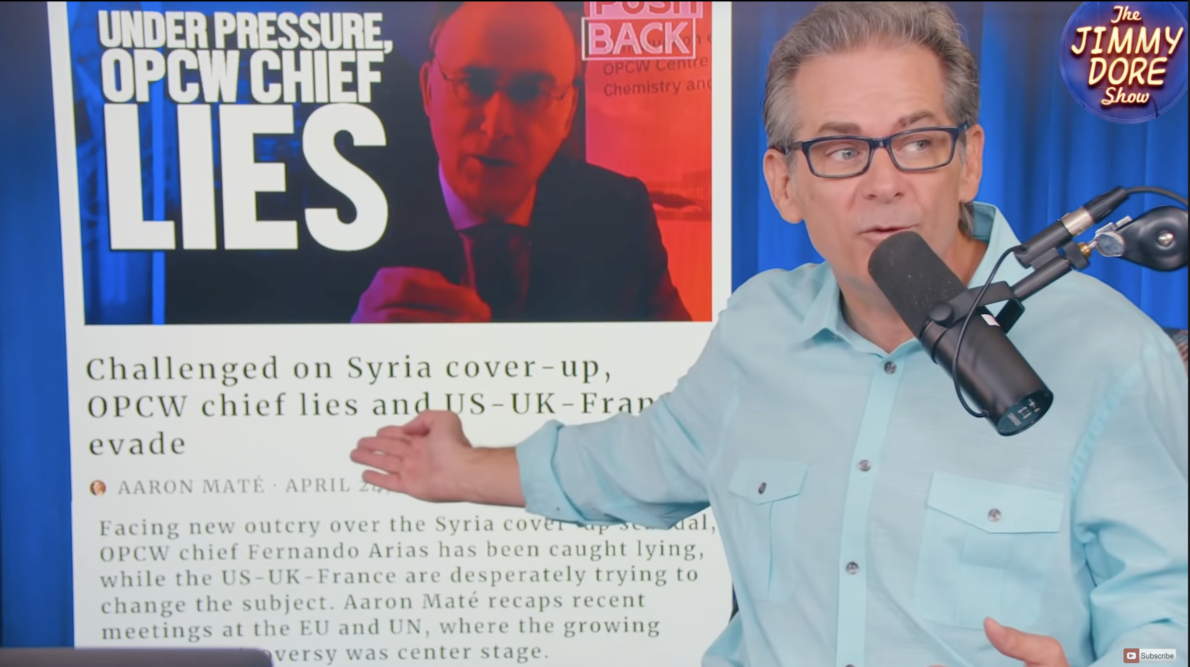 MUST VIDEOS: Aaron Maté & Jimmy Dore on Biggest Deception Since Iraq to Justify the War on Syria
